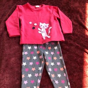 2T girl leggings and top set from Spanish designer